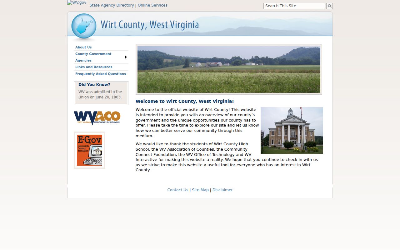 Wirt County criminal records government offices